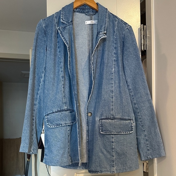 Mango denim blazer - Picture 1 of 2